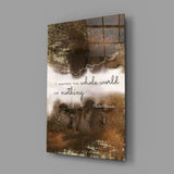 Bukowski Sözleri Cam Tablo