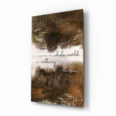 Bukowski Sözleri Cam Tablo