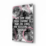 Angelou Sözleri Cam Tablo