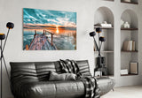 Gün batımı Cam Tablo