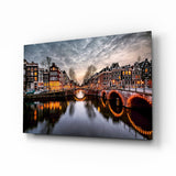 Gün batımı Cam Tablo