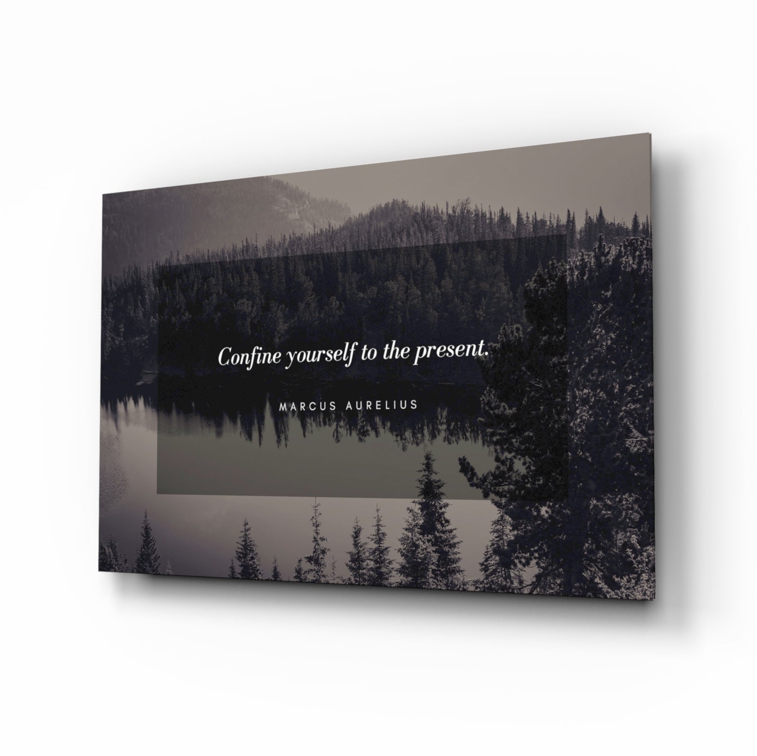 Ünlü Sözler Cam Tablo