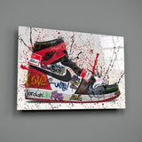 Gratifi Ayakkabı Cam Tablo