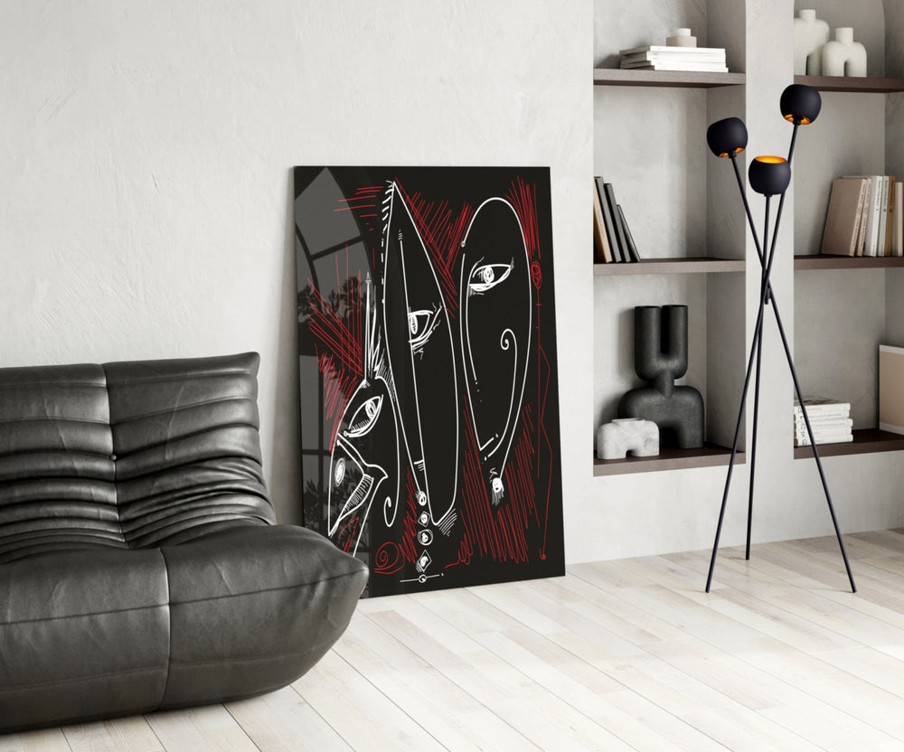 Soyut Cam Tablo