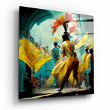 Festival Glass Wall Art || Designers Collection.