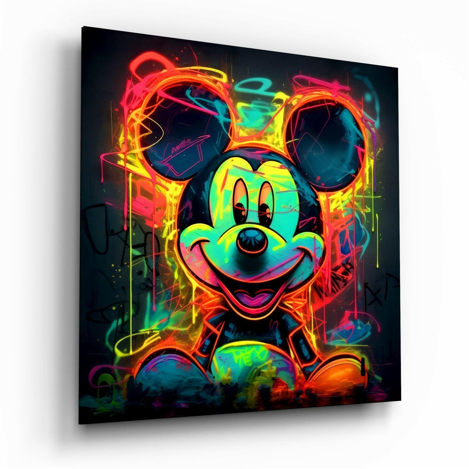 Neon Mickey Cam Tablo.