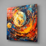 Uzay Sıçraması Cam Tablo.