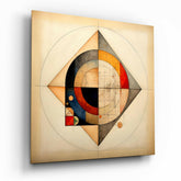 Şekiller Cam Tablo.