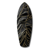 Altın Dalgalar Cam Tablo.