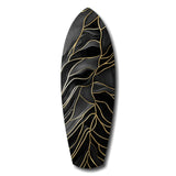 Altın Dalgalar Cam Tablo.