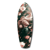 Çiçek Açan Esinti Cam Tablo.