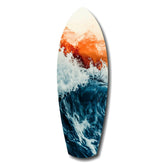 Okyanusta Gün Batımı Cam Tablo.