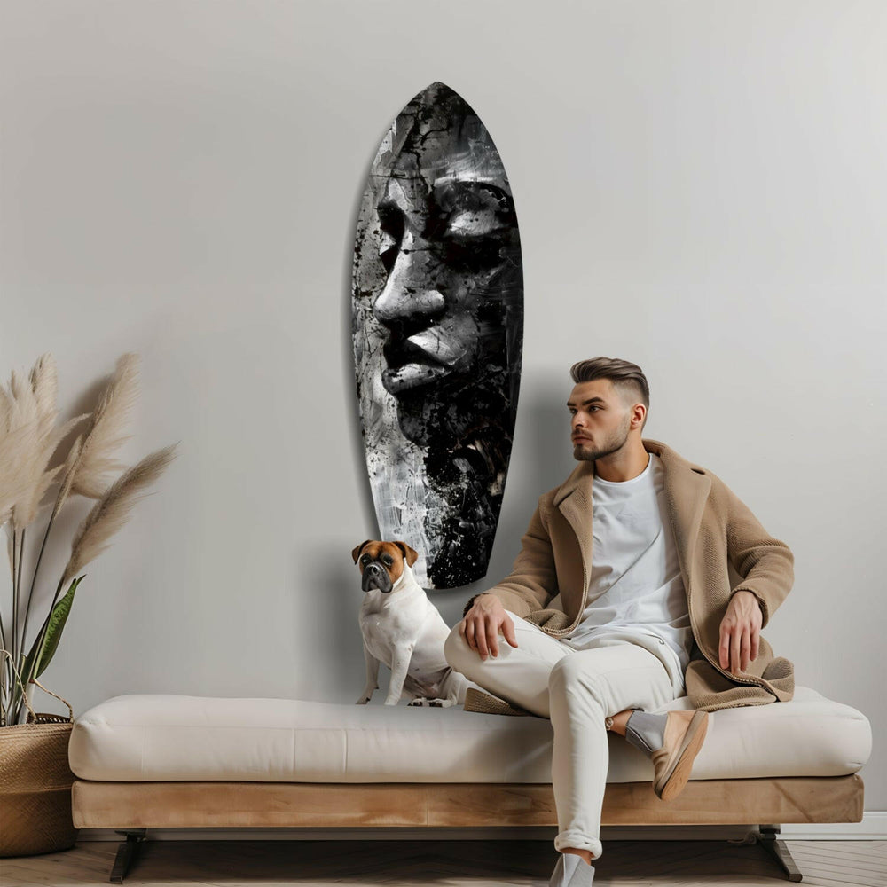 Grafit Kadın Cam Tablo.