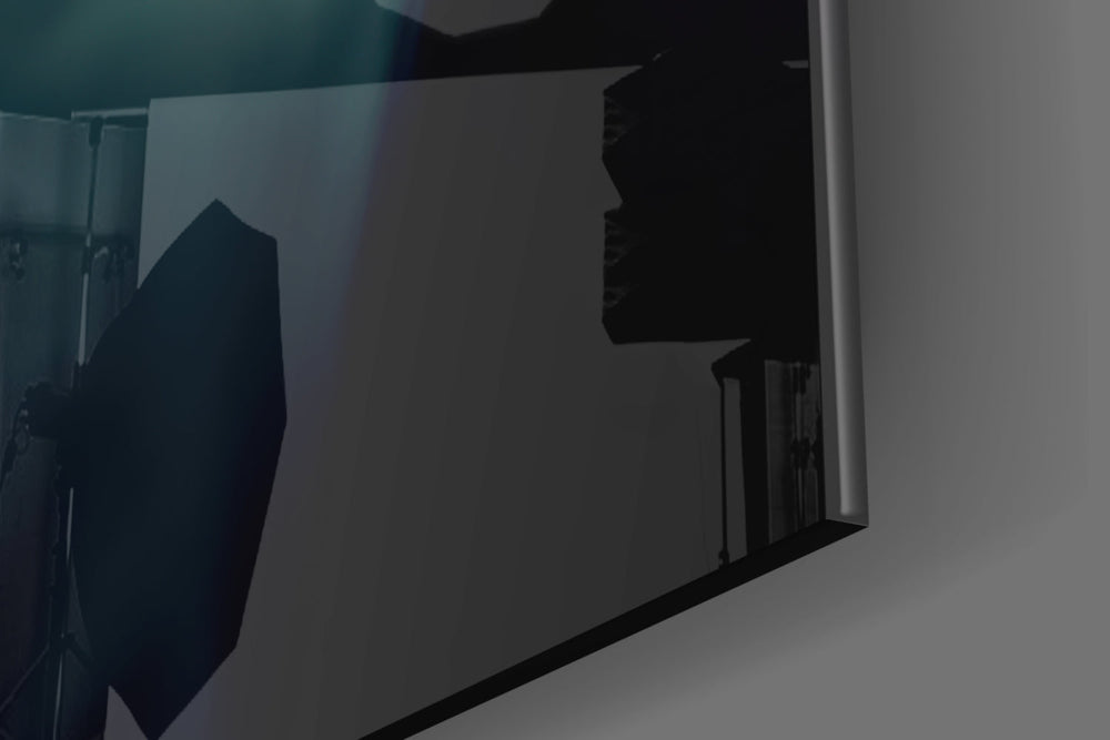 Kasketli Çete Cam Tablo