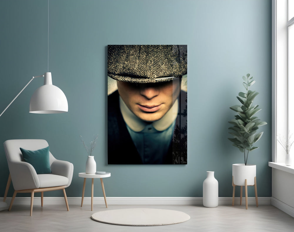 Kasketli Çete Cam Tablo