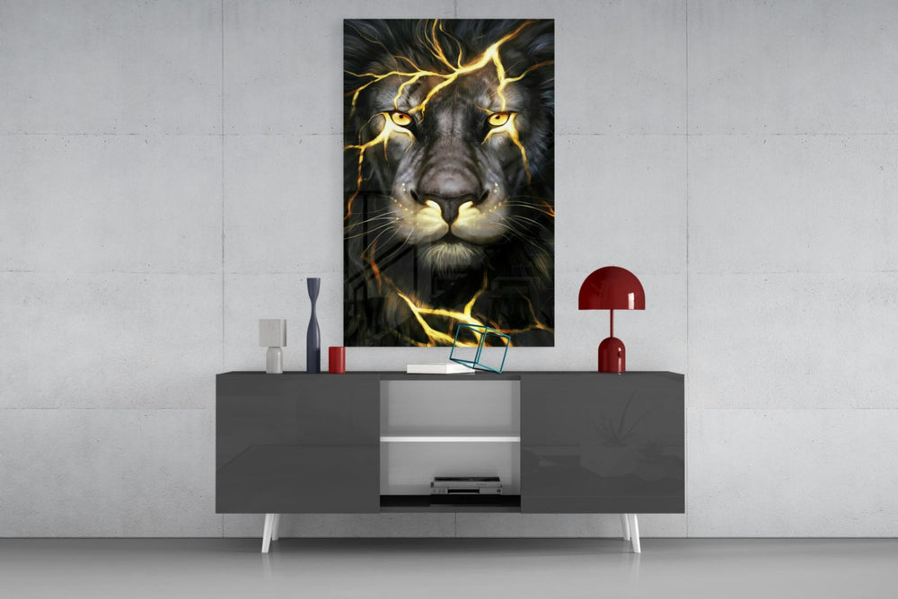 Aslan Cam Tablo