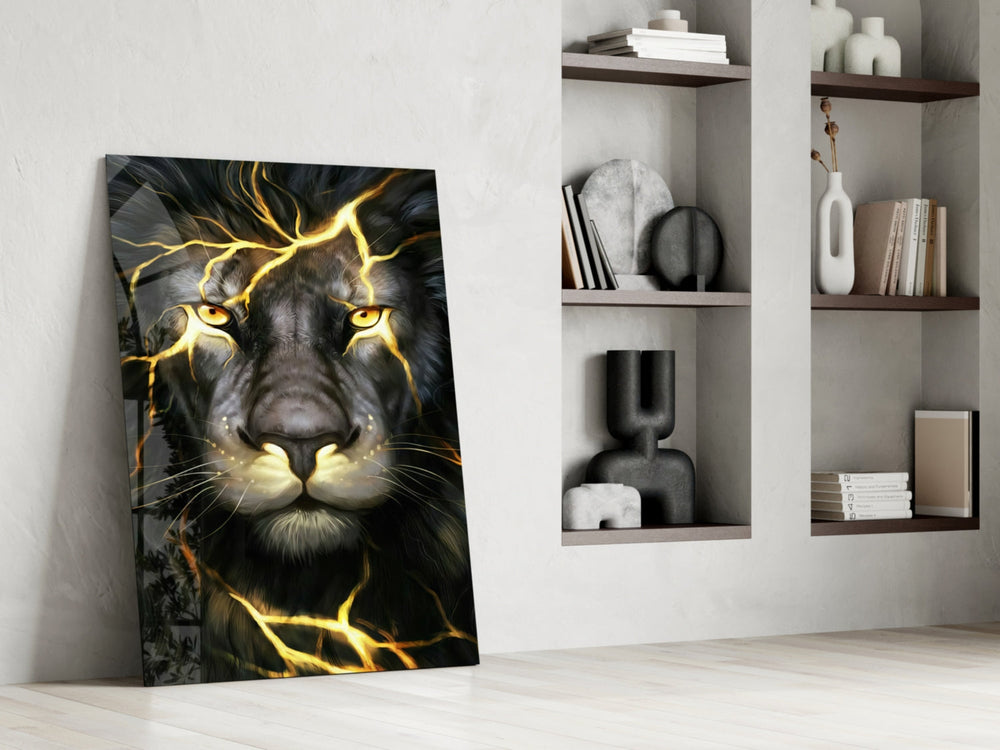 Aslan Cam Tablo