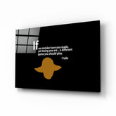 Yoda'nın Sözleri Cam Tablo