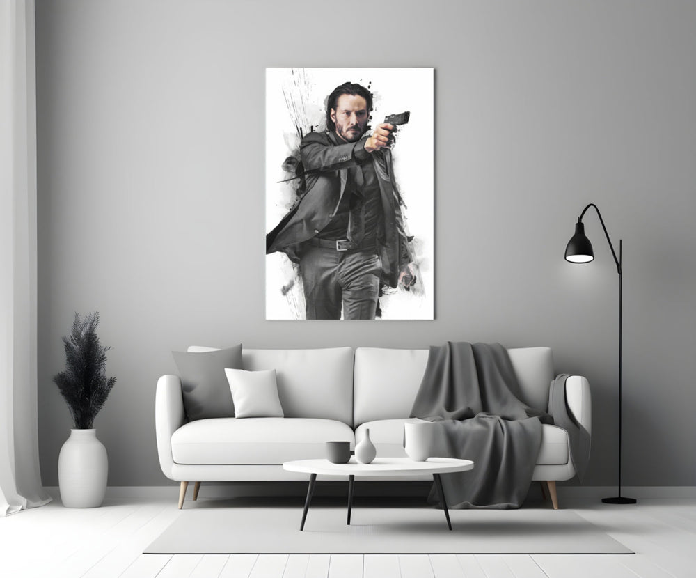 Aksiyon Yıldızı Cam Tablo