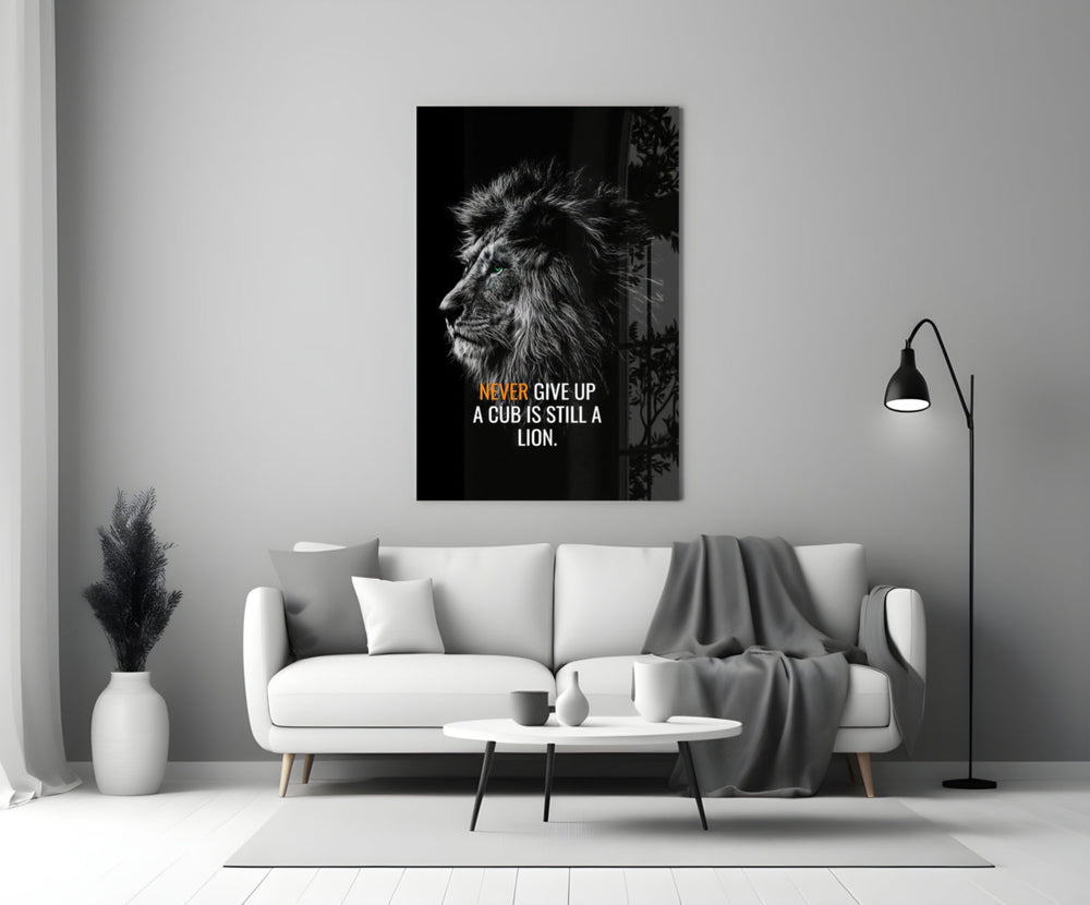 Aslan Cam Tablo