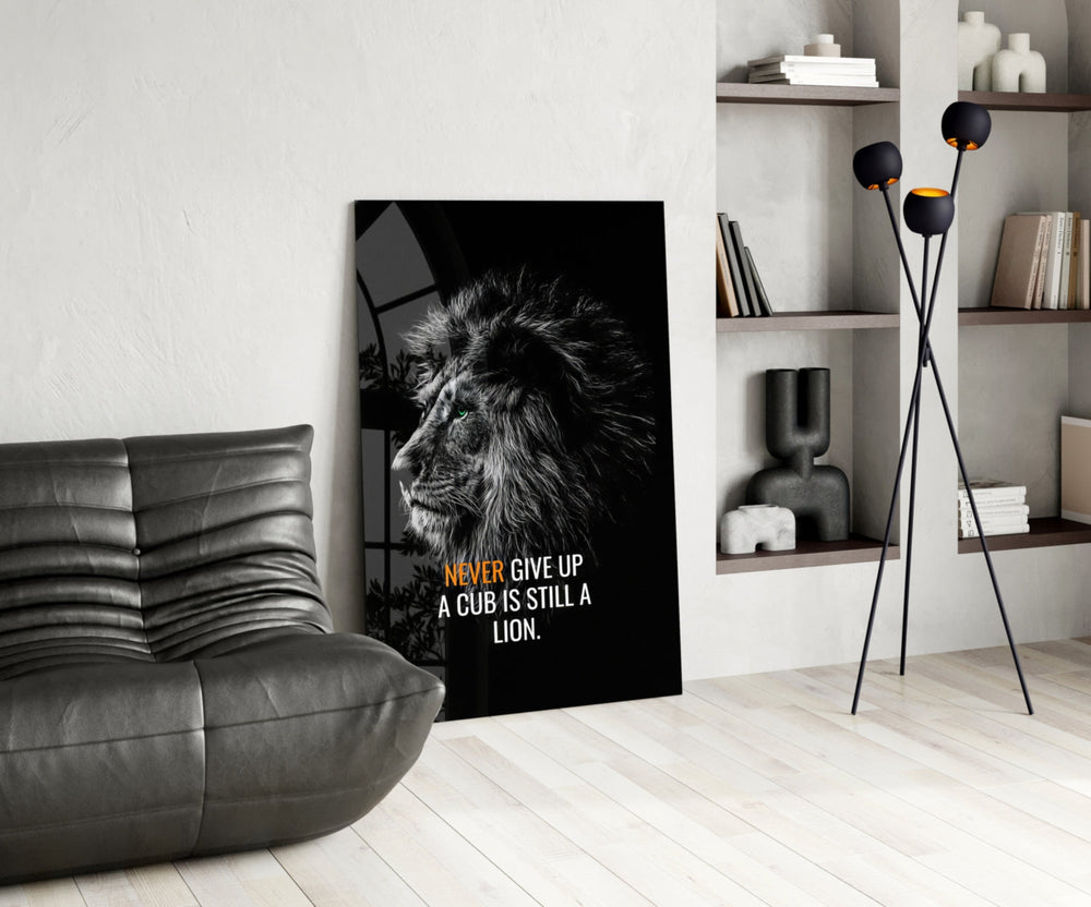 Aslan Cam Tablo