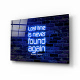 Benjamin Franklin'in sözleri Cam Tablo