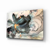 Mermer Çiçek Cam Tablo