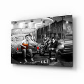 Marilyn Elvis Retro Cam Tablo