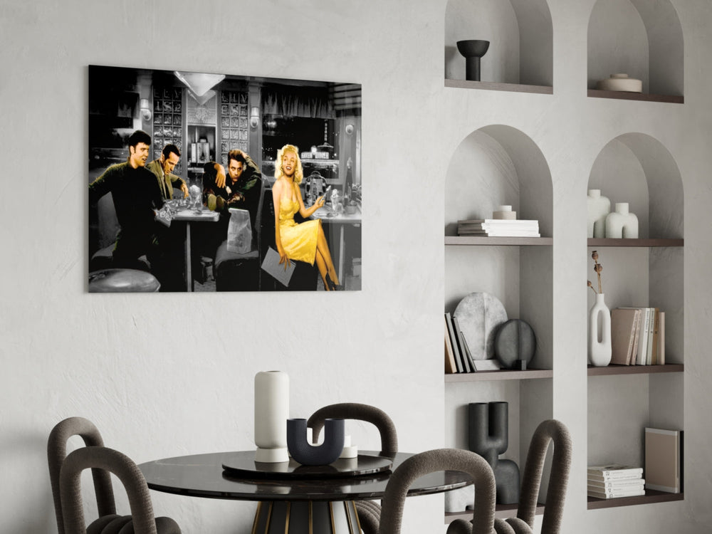 Beyazperde Divası Cam Tablo