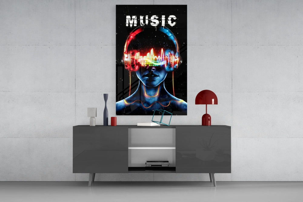 Müzik Cam Tablo