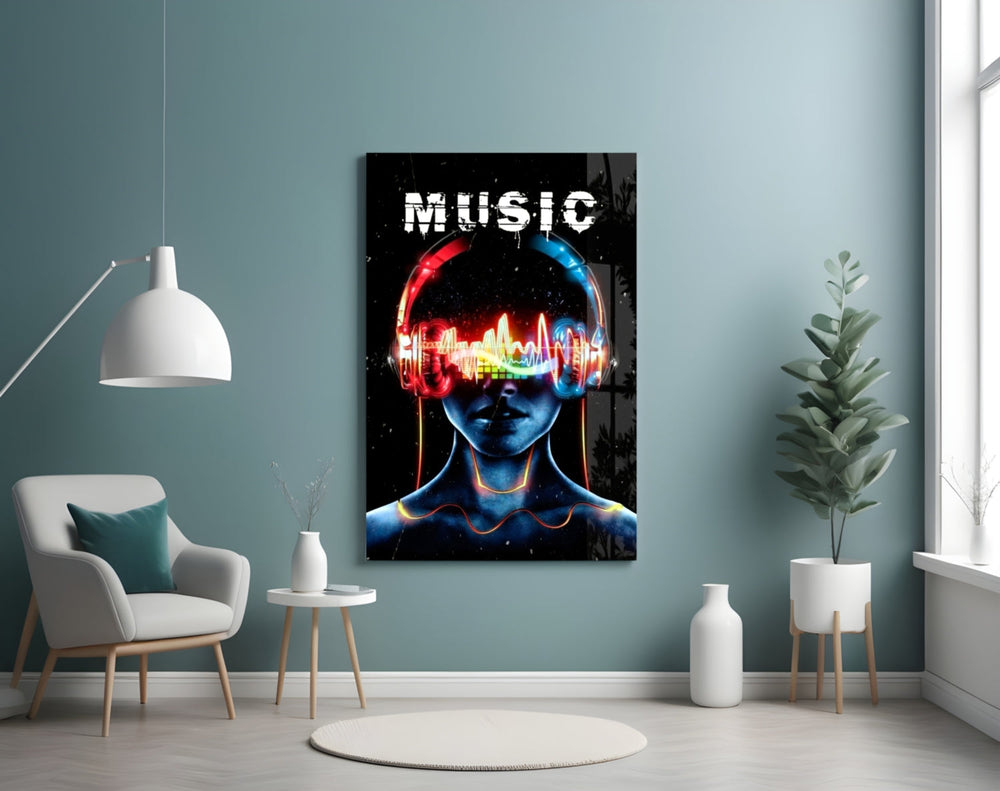 Müzik Cam Tablo