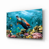 Yeraltı dünyası Cam Tablo