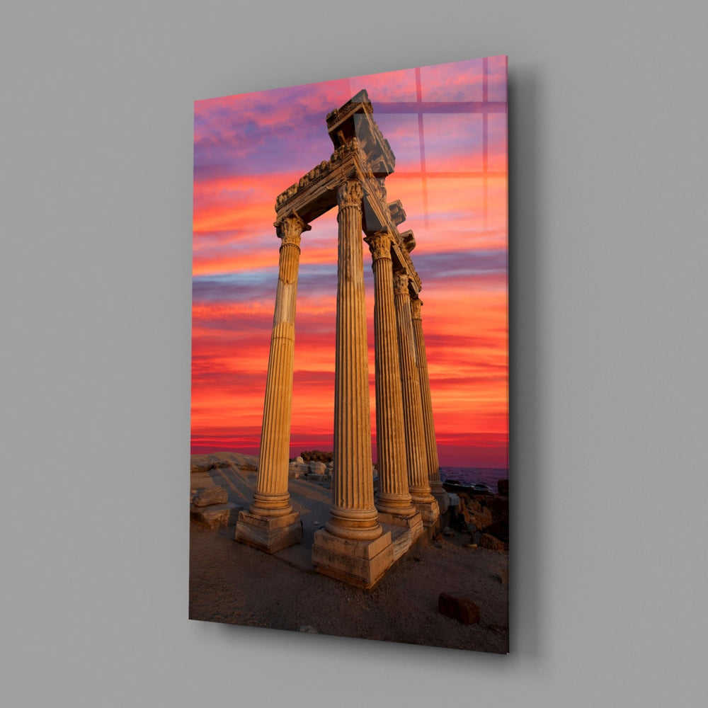 Apollon Tapınağı Cam Tablo