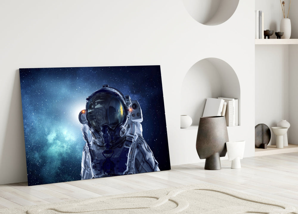 Uzayda Astronot Cam Tablo