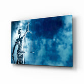 Adalet Manzarası Cam Tablo