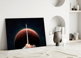 Soyut Sanat Cam Tablo