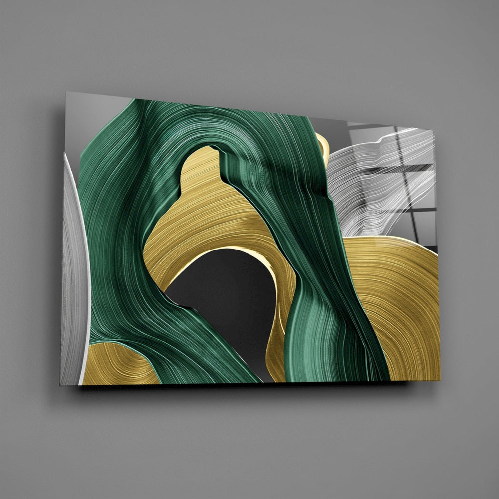 Soyut Sanat Cam Tablo