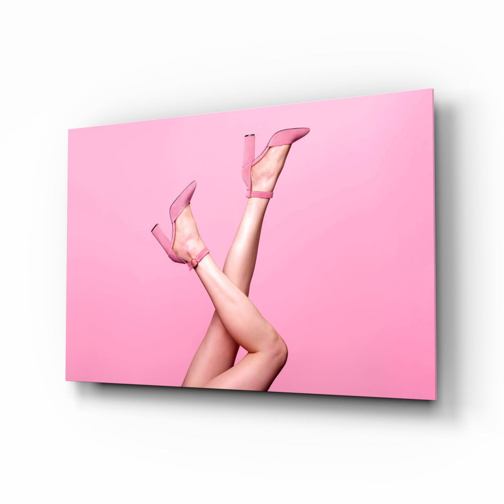 Pembe Sanatı Cam Tablo