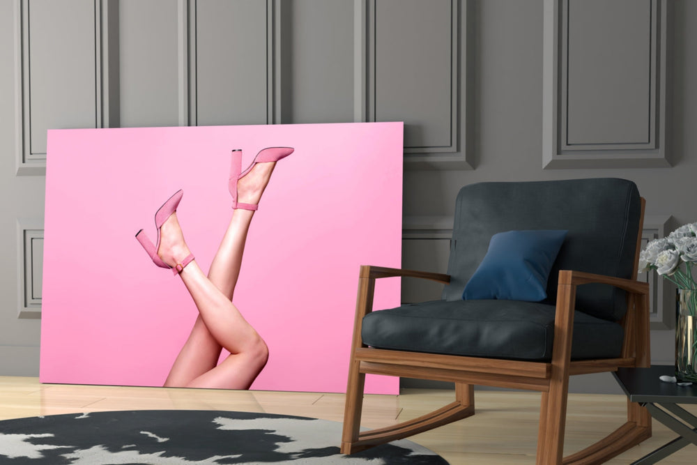 Pembe Sanatı Cam Tablo