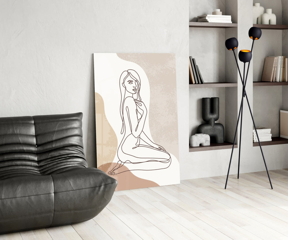 Kadın Sanatı Cam Tablo