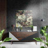 Çiçek Fırçalı Metalik Alu-Dibond.