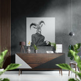 Keçi Başlı Fırçalı Metalik Alu-Dibond.