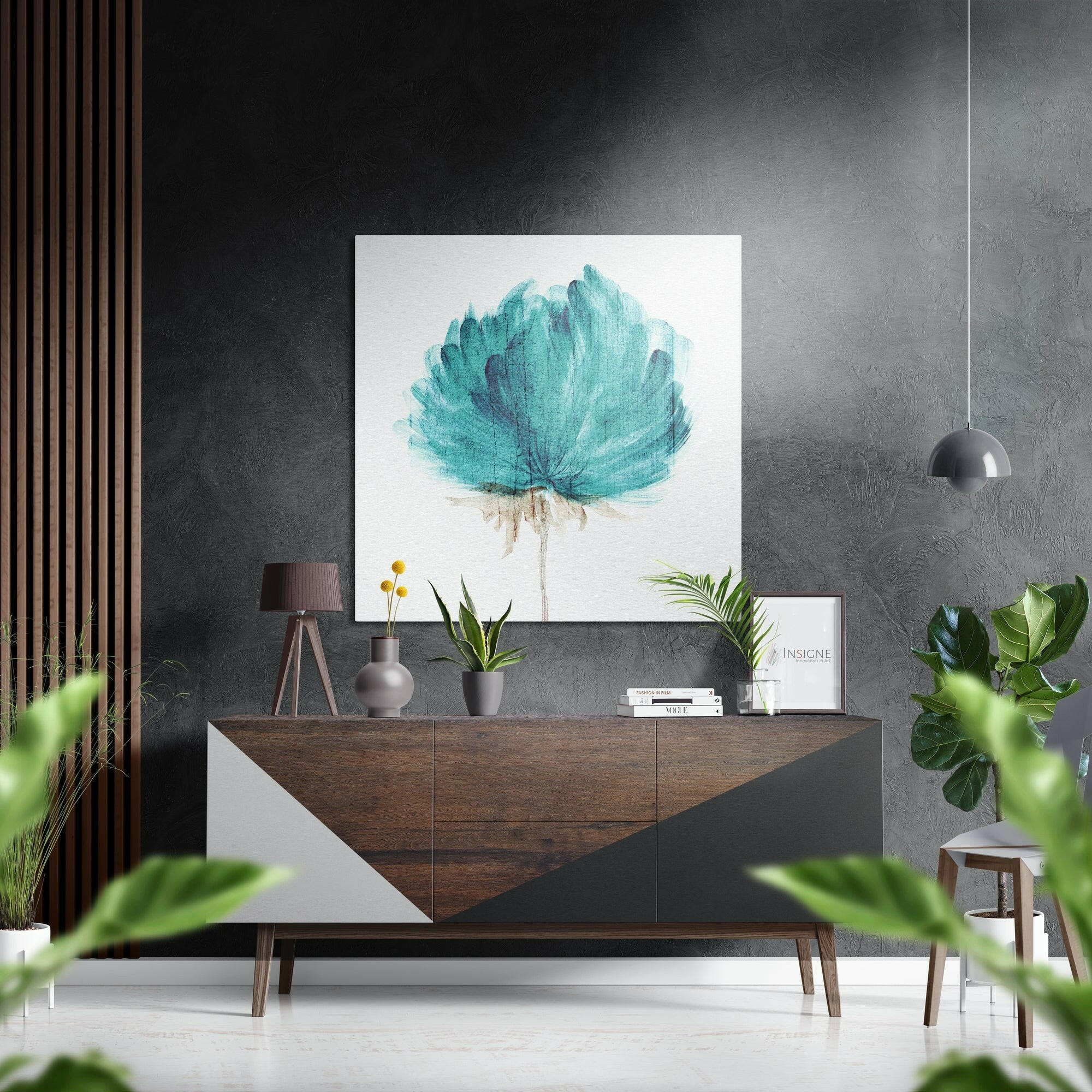 Çiçek Fırçalı Metalik Alu-Dibond.