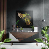 Çiçek Fırçalı Metalik Alu-Dibond.