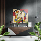 Picasso Style Fırçalı Metalik Alu-Dibond.