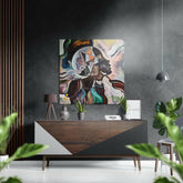 Çocukça Düşünceler Fırçalı Metalik Alu-Dibond.