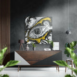 Dojutsu Gözü Fırçalı Metalik Alu-Dibond.