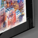 Muhabbet Kuşları Cam Tablo.