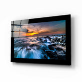 Hırçın Deniz Cam Tablo.