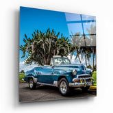 Klasik Araba Cam Tablo.